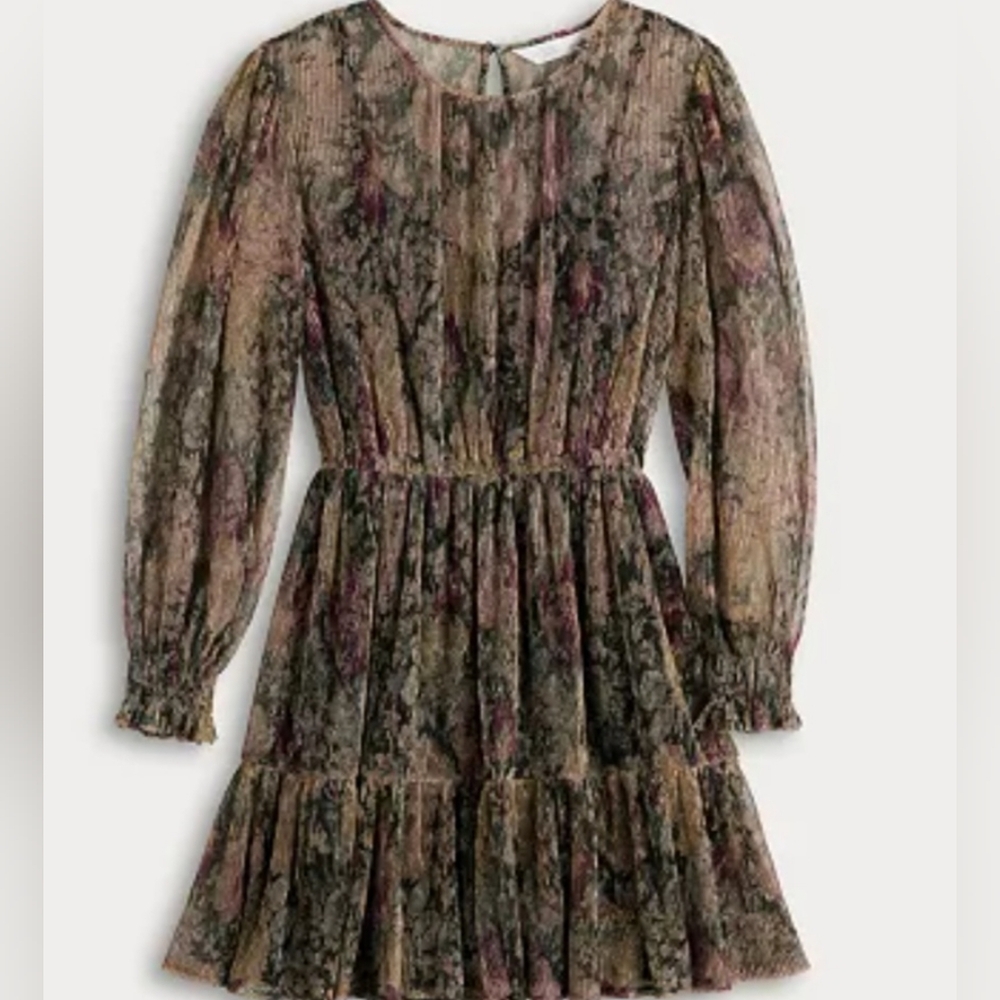 NWT Lauren Conrad Pleat Neck Elegant Mini Party Dress